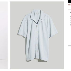 Madewell Men's Knit Easy Short-Sleeve Camp Shirt x-small